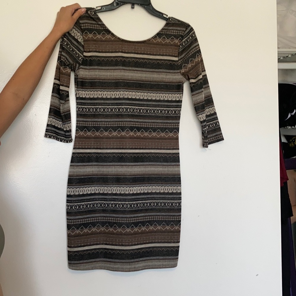 3/4 lengths sleeve dress